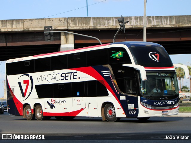 Viação Sete 029 na cidade de Teresina, Piauí, Brasil, por João Victor. Número da foto: #12465179.
