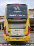 Viação Nova Itapemirim 40206 na cidade de Governador Valadares, Minas Gerais, Brasil, por Wilton Roberto. Número da foto: #:id.