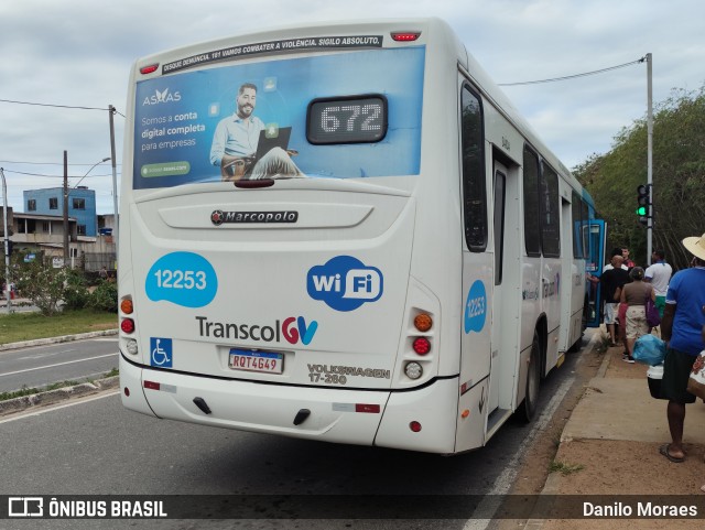 Viação Praia Sol 12253 na cidade de Guarapari, Espírito Santo, Brasil, por Danilo Moraes. Número da foto: #12465700.