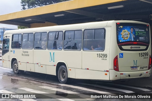 Leblon Transporte de Passageiros 15299 na cidade de Curitiba, Paraná, Brasil, por Robert Matheus De Morais Oliveira. Número da foto: #12465714.