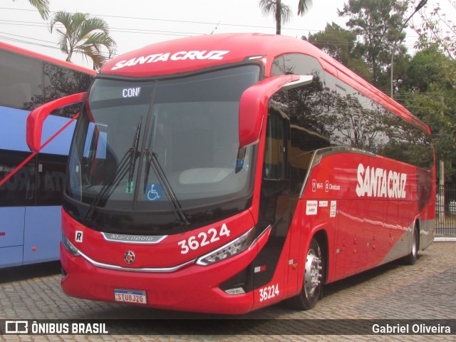 Viação Santa Cruz 36224 na cidade de Juiz de Fora, Minas Gerais, Brasil, por Gabriel Oliveira. Número da foto: #12467192.