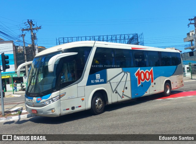 Auto Viação 1001 RJ 108.395 na cidade de Cabo Frio, Rio de Janeiro, Brasil, por Eduardo Santos. Número da foto: #12465731.