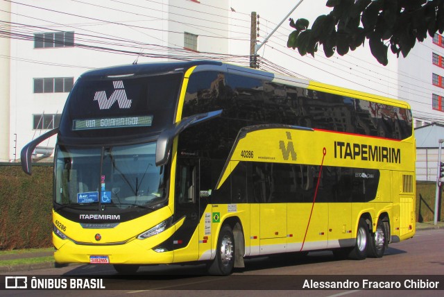 Viação Nova Itapemirim 40286 na cidade de Curitiba, Paraná, Brasil, por Alessandro Fracaro Chibior. Número da foto: #12466029.
