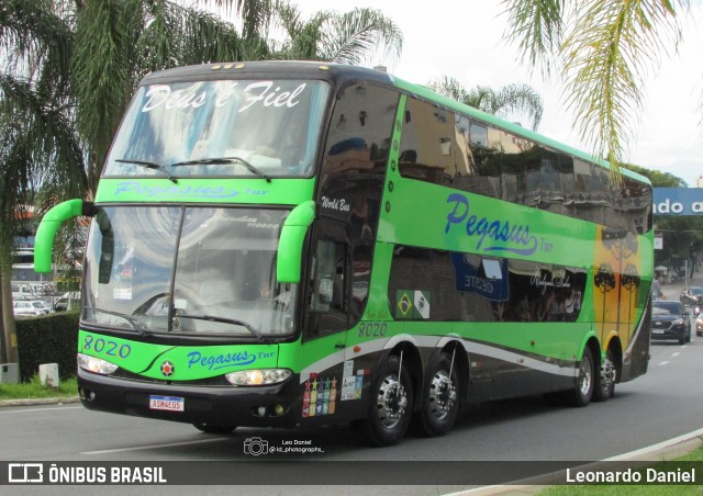 Pegasus Tur Turismo 8020 na cidade de Aparecida, São Paulo, Brasil, por Leonardo Daniel. Número da foto: #12466691.