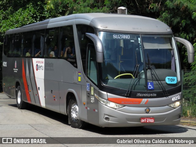 Empresa de Ônibus Pássaro Marron 45.212 na cidade de São Paulo, São Paulo, Brasil, por Gabriel Oliveira Caldas da Nobrega. Número da foto: #12466206.