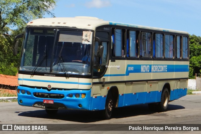 Viação Novo Horizonte 801411 na cidade de Brumado, Bahia, Brasil, por Paulo Henrique Pereira Borges. Número da foto: #12467161.