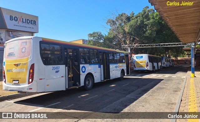 HP Transportes Coletivos 20497 na cidade de Aparecida de Goiânia, Goiás, Brasil, por Carlos Júnior. Número da foto: #12467717.