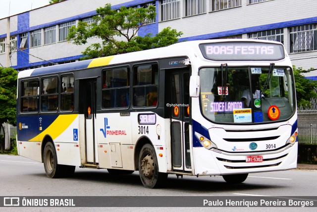 Viação Pinheiral 3014 na cidade de Volta Redonda, Rio de Janeiro, Brasil, por Paulo Henrique Pereira Borges. Número da foto: #12467056.