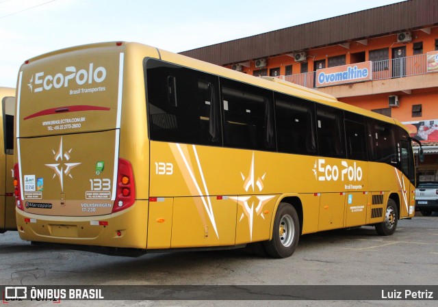 Eco Polo Brasil Transportes 133 na cidade de Porto Real, Rio de Janeiro, Brasil, por Luiz Petriz. Número da foto: #12465760.