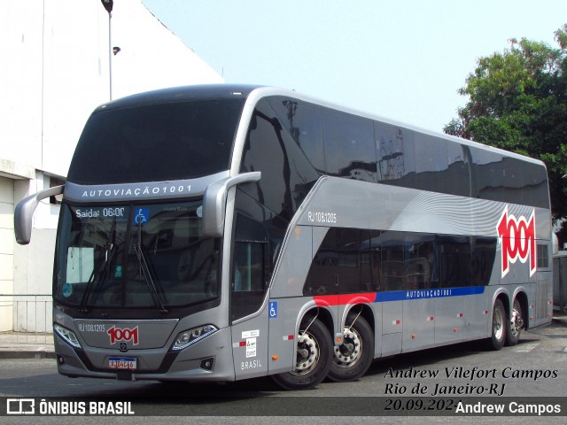Auto Viação 1001 RJ 108.1205 na cidade de Rio de Janeiro, Rio de Janeiro, Brasil, por Andrew Campos. Número da foto: #12467411.