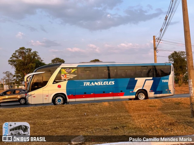 Transleles Transporte e Turismo 7050 na cidade de Riacho Fundo II, Distrito Federal, Brasil, por Paulo Camillo Mendes Maria. Número da foto: #12467248.