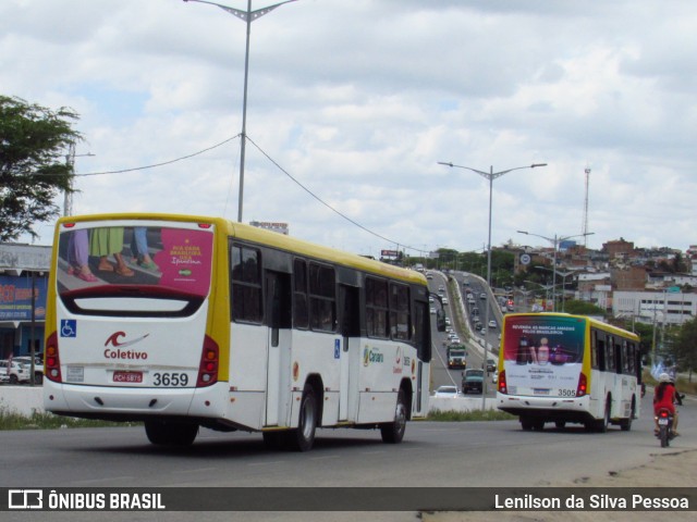 Coletivo Transportes 3659 na cidade de Caruaru, Pernambuco, Brasil, por Lenilson da Silva Pessoa. Número da foto: #12466989.