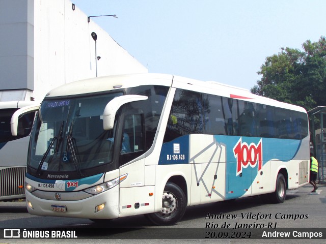 Auto Viação 1001 RJ 108.428 na cidade de Rio de Janeiro, Rio de Janeiro, Brasil, por Andrew Campos. Número da foto: #12467421.