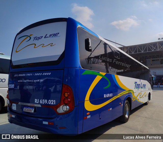 Top Line Turismo RJ 659.021 na cidade de Duque de Caxias, Rio de Janeiro, Brasil, por Lucas Alves Ferreira. Número da foto: #12467598.