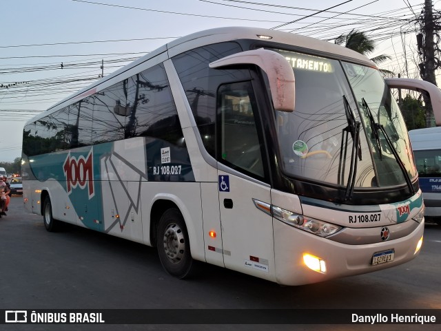 Auto Viação 1001 RJ 108.027 na cidade de Rio de Janeiro, Rio de Janeiro, Brasil, por Danyllo Henrique. Número da foto: #12468547.