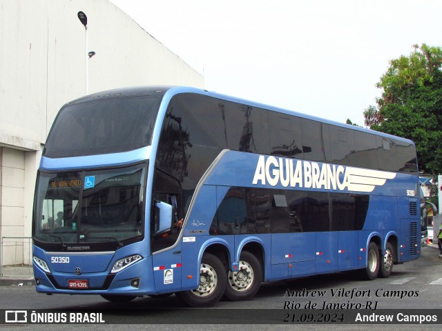 Viação Águia Branca 50350 na cidade de Rio de Janeiro, Rio de Janeiro, Brasil, por Andrew Campos. Número da foto: #12468703.
