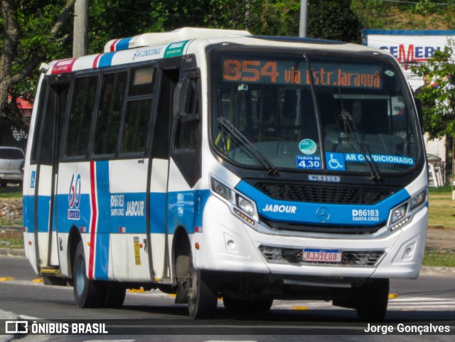 Auto Viação Jabour D86183 na cidade de Rio de Janeiro, Rio de Janeiro, Brasil, por Jorge Gonçalves. Número da foto: #12468646.