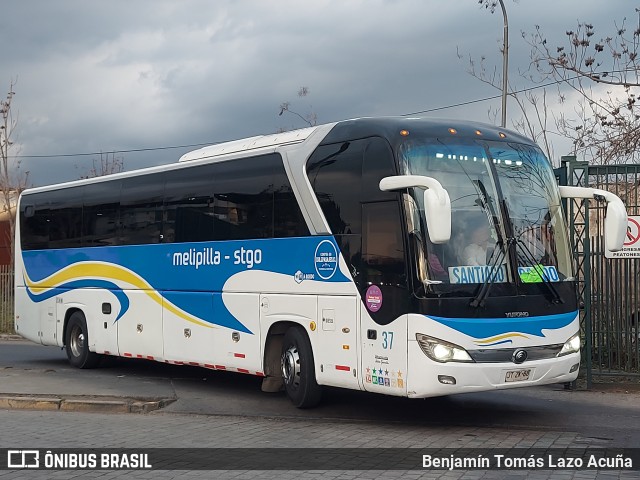 Autobuses Melipilla 37 na cidade de Estación Central, Santiago, Metropolitana de Santiago, Chile, por Benjamín Tomás Lazo Acuña. Número da foto: #12470089.