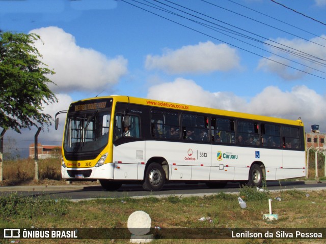 Coletivo Transportes 3613 na cidade de Caruaru, Pernambuco, Brasil, por Lenilson da Silva Pessoa. Número da foto: #12469677.