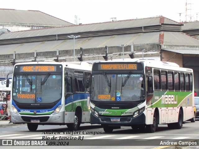 Transportes Mageli RJ 167.065 na cidade de Rio de Janeiro, Rio de Janeiro, Brasil, por Andrew Campos. Número da foto: #12468699.