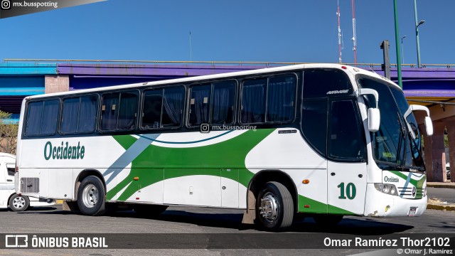 AdeO - Autobuses de Occidente 10 na cidade de Morelia, Michoacán, México, por Omar Ramírez Thor2102. Número da foto: #12468989.