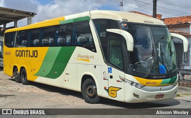 Empresa Gontijo de Transportes 18650 na cidade de Fortaleza, Ceará, Brasil, por Alisson Wesley. Número da foto: #12468813.