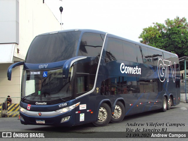 Viação Cometa 17319 na cidade de Rio de Janeiro, Rio de Janeiro, Brasil, por Andrew Campos. Número da foto: #12468680.