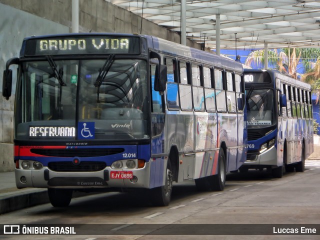 Auto Viação Bragança Metropolitana > Viação Raposo Tavares 12.014 na cidade de São Paulo, São Paulo, Brasil, por Luccas Eme. Número da foto: #12468229.