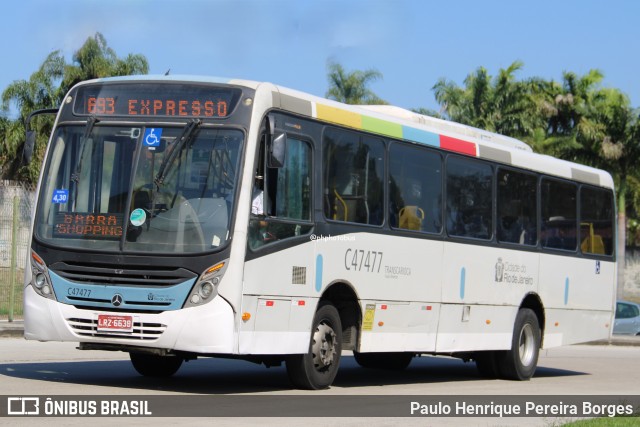 Viação Redentor C47477 na cidade de Rio de Janeiro, Rio de Janeiro, Brasil, por Paulo Henrique Pereira Borges. Número da foto: #12469428.