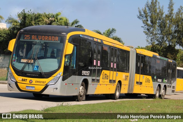 Mobi Rio E902157 na cidade de Rio de Janeiro, Rio de Janeiro, Brasil, por Paulo Henrique Pereira Borges. Número da foto: #12469424.