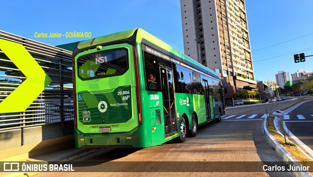 HP Transportes Coletivos 20.806 na cidade de Goiânia, Goiás, Brasil, por Carlos Júnior. Número da foto: #12469091.