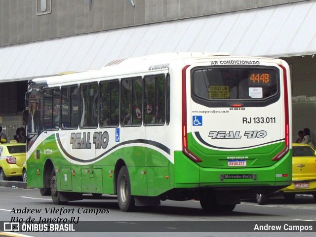 Expresso Real Rio RJ 133.011 na cidade de Rio de Janeiro, Rio de Janeiro, Brasil, por Andrew Campos. Número da foto: #12468701.