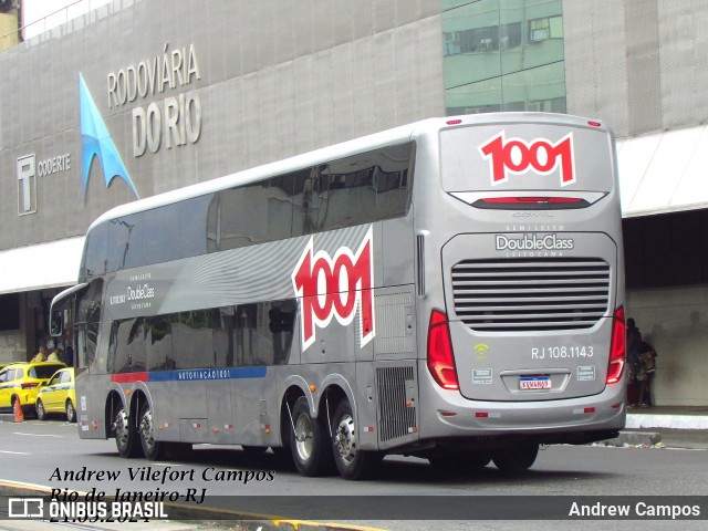 Auto Viação 1001 RJ 108.1143 na cidade de Rio de Janeiro, Rio de Janeiro, Brasil, por Andrew Campos. Número da foto: #12468744.