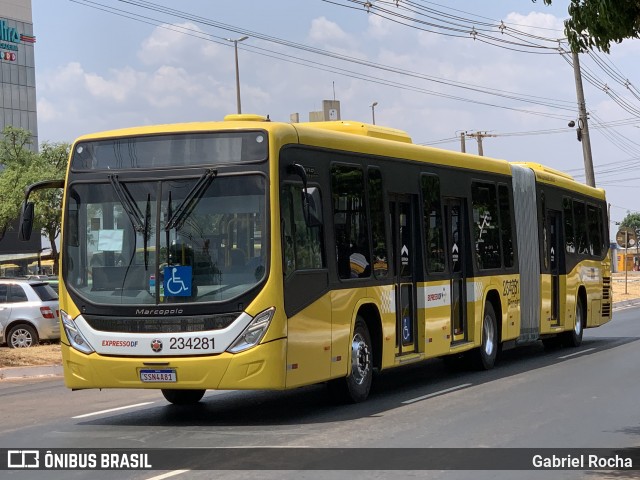 Viação Pioneira 234281 na cidade de Santa Maria, Distrito Federal, Brasil, por Gabriel Rocha. Número da foto: #12468152.