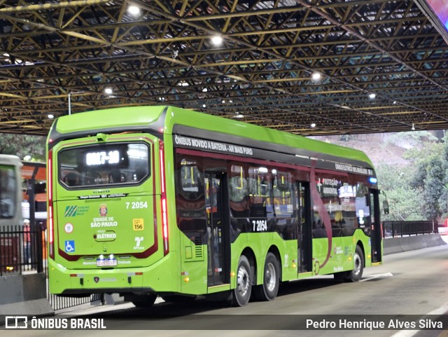 Viação Campo Belo 7 2054 na cidade de São Paulo, São Paulo, Brasil, por Pedro Henrique Alves Silva. Número da foto: #12468002.