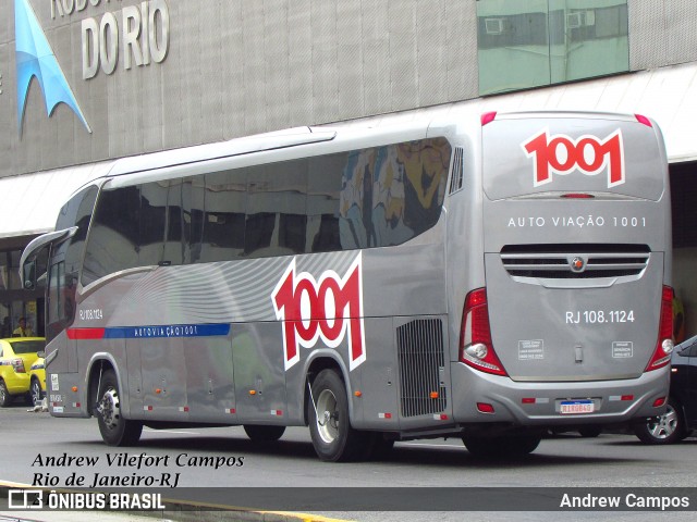Auto Viação 1001 RJ 108.1124 na cidade de Rio de Janeiro, Rio de Janeiro, Brasil, por Andrew Campos. Número da foto: #12468751.