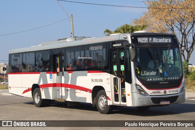 Auto Viação ABC RJ 105.056 na cidade de Niterói, Rio de Janeiro, Brasil, por Paulo Henrique Pereira Borges. Número da foto: #12472165.