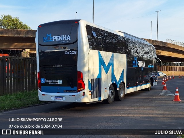 Empresa de Ônibus Nossa Senhora da Penha 64208 na cidade de Porto Alegre, Rio Grande do Sul, Brasil, por JULIO SILVA. Número da foto: #12470168.