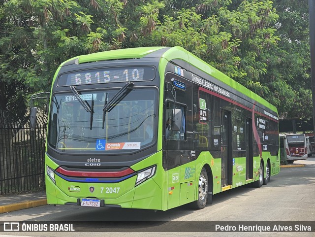 Viação Campo Belo 7 2047 na cidade de São Paulo, São Paulo, Brasil, por Pedro Henrique Alves Silva. Número da foto: #12471259.