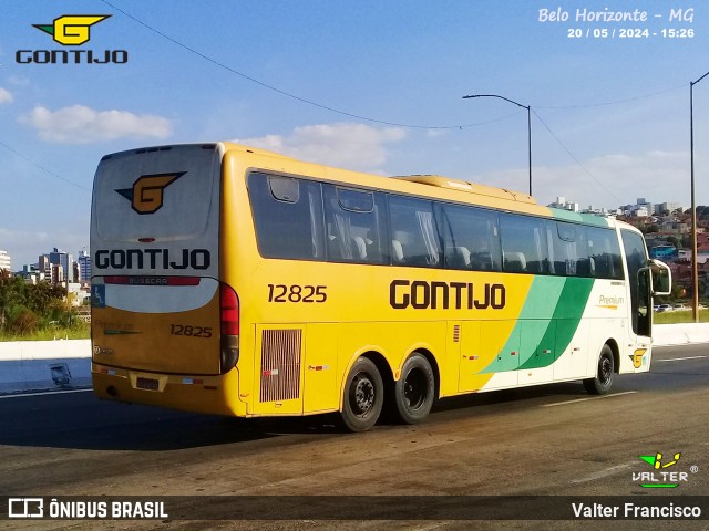 Empresa Gontijo de Transportes 12825 na cidade de Belo Horizonte, Minas Gerais, Brasil, por Valter Francisco. Número da foto: #12471406.