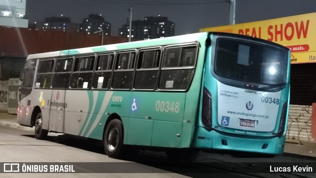 Auto Viação Urubupungá 00348 na cidade de Osasco, São Paulo, Brasil, por Lucas Kevin. Número da foto: #12472502.
