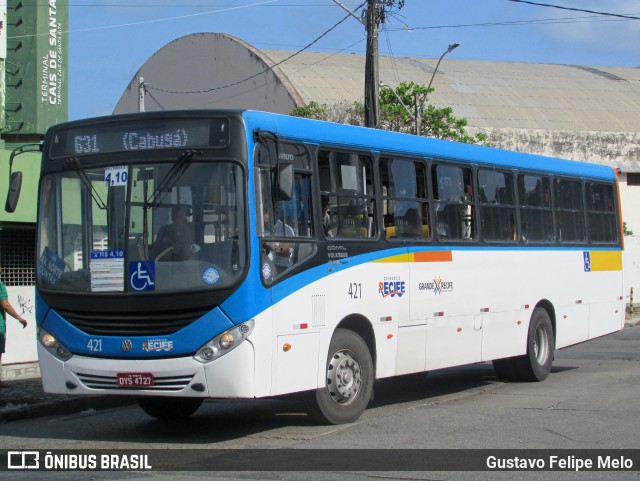 Consórcio Recife 421 na cidade de Recife, Pernambuco, Brasil, por Gustavo Felipe Melo. Número da foto: #12472555.