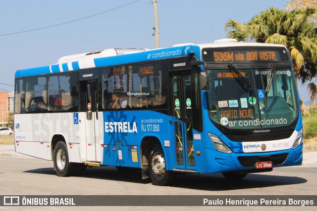 Viação Estrela RJ 177.050 na cidade de Niterói, Rio de Janeiro, Brasil, por Paulo Henrique Pereira Borges. Número da foto: #12472160.