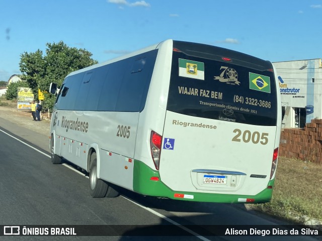 Viação Riograndense 2005 na cidade de Bom Jesus, Rio Grande do Norte, Brasil, por Alison Diego Dias da Silva. Número da foto: #12471896.