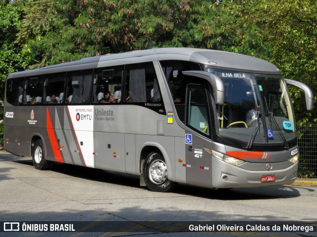 Empresa de Ônibus Pássaro Marron 45222 na cidade de São Paulo, São Paulo, Brasil, por Gabriel Oliveira Caldas da Nobrega. Número da foto: #12470343.