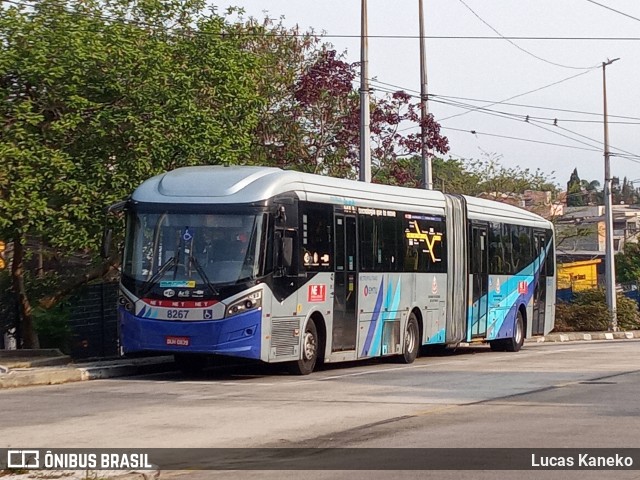 Next Mobilidade - ABC Sistema de Transporte 8267 na cidade de São Paulo, São Paulo, Brasil, por Lucas Kaneko. Número da foto: #12471639.