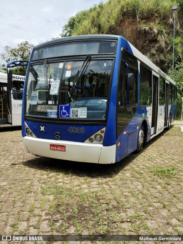 Onicamp Transporte Coletivo 4833 na cidade de Campinas, São Paulo, Brasil, por Matheus Germiniani. Número da foto: #12471243.