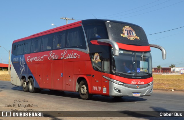 Expresso São Luiz 10110 na cidade de Luís Eduardo Magalhães, Bahia, Brasil, por Cleber Bus. Número da foto: #12470259.