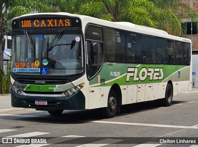 Transportes Flores RJ 128.359 na cidade de São João de Meriti, Rio de Janeiro, Brasil, por Cleiton Linhares. Número da foto: #12471162.