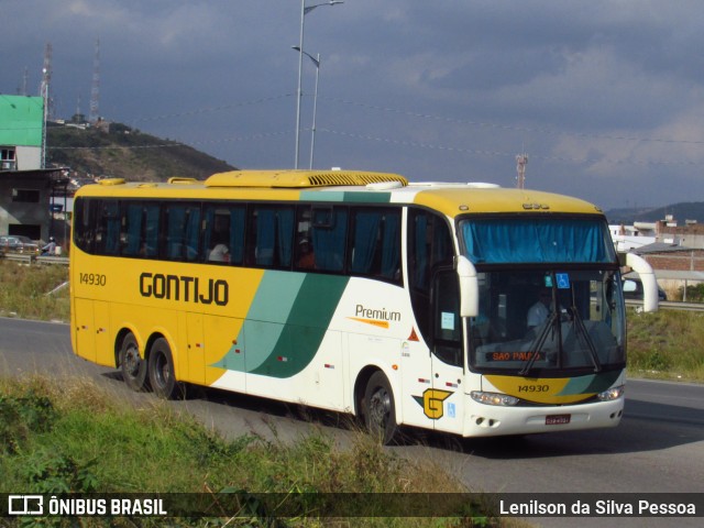 Empresa Gontijo de Transportes 14930 na cidade de Caruaru, Pernambuco, Brasil, por Lenilson da Silva Pessoa. Número da foto: #12472866.